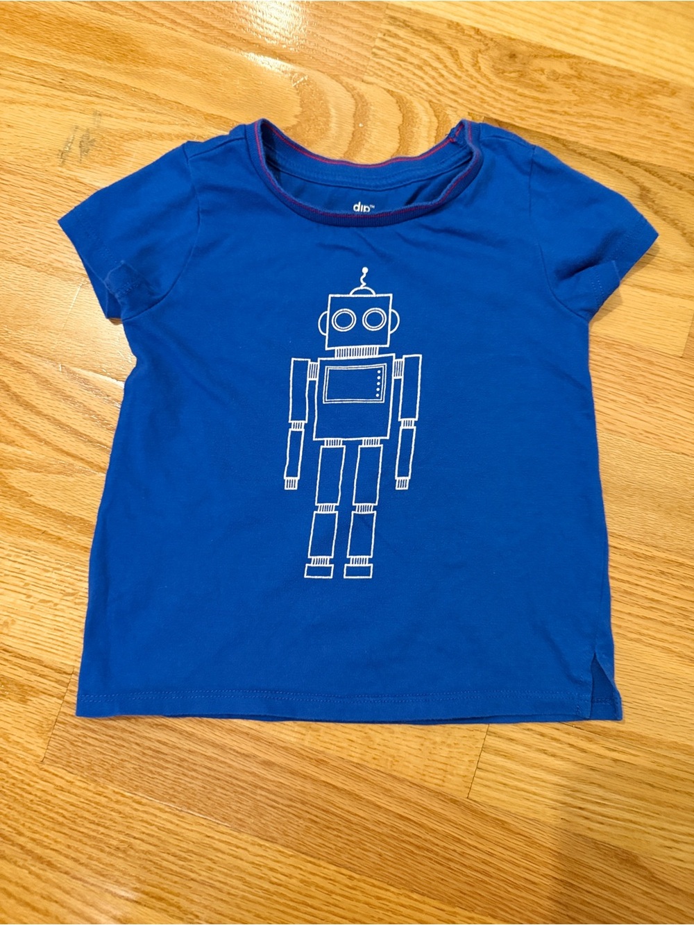dip Blue Robot Graphic Tee